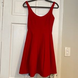 NWT never worn Betsy Adam Short red cocktail dress